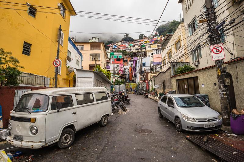 Entrada da favela