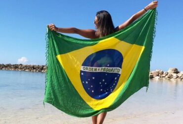 Bandeira do Brasil kanga