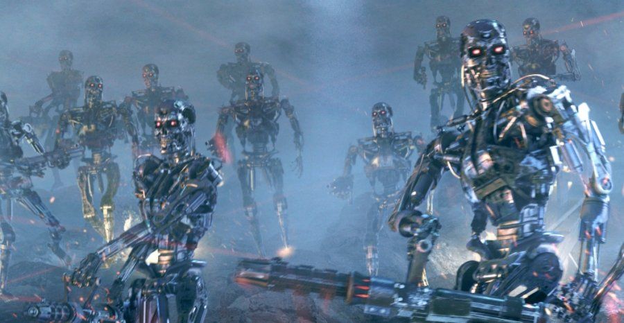 guerra humanos robôs