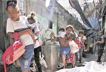 crianças favela violência