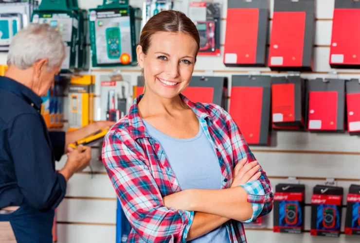 gostosa loja de material de construção