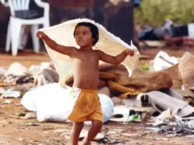 criança lixão lixo