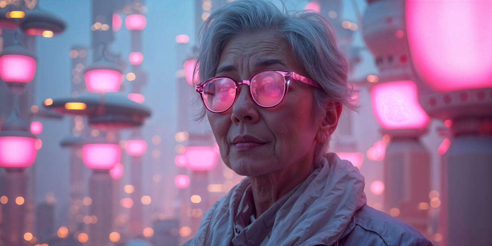 idosa futuro futurista