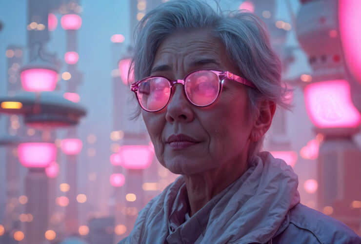 idosa futuro futurista