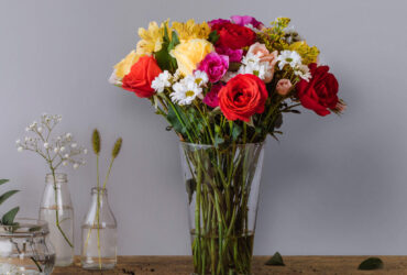 flores arranjo jarro