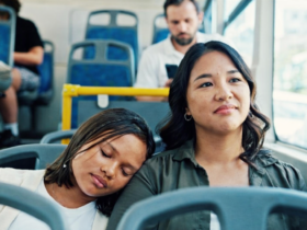 mãe filha ônibus