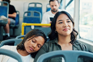 mãe filha ônibus