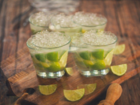 caipirinhas bêbado visão turva duplicada
