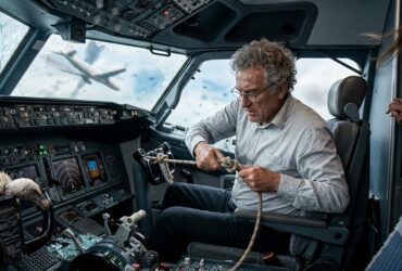 avião piloto idoso acidente