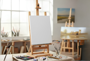 tela em branco pintura
