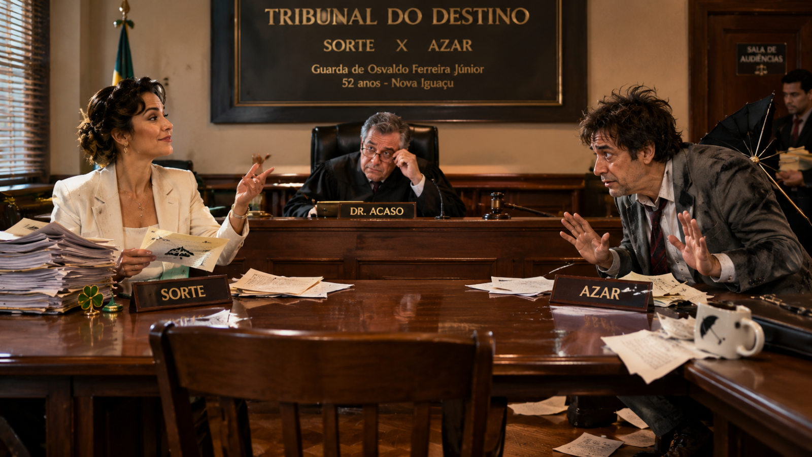sorte azar julgamento