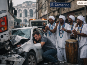 homens turbante acidente